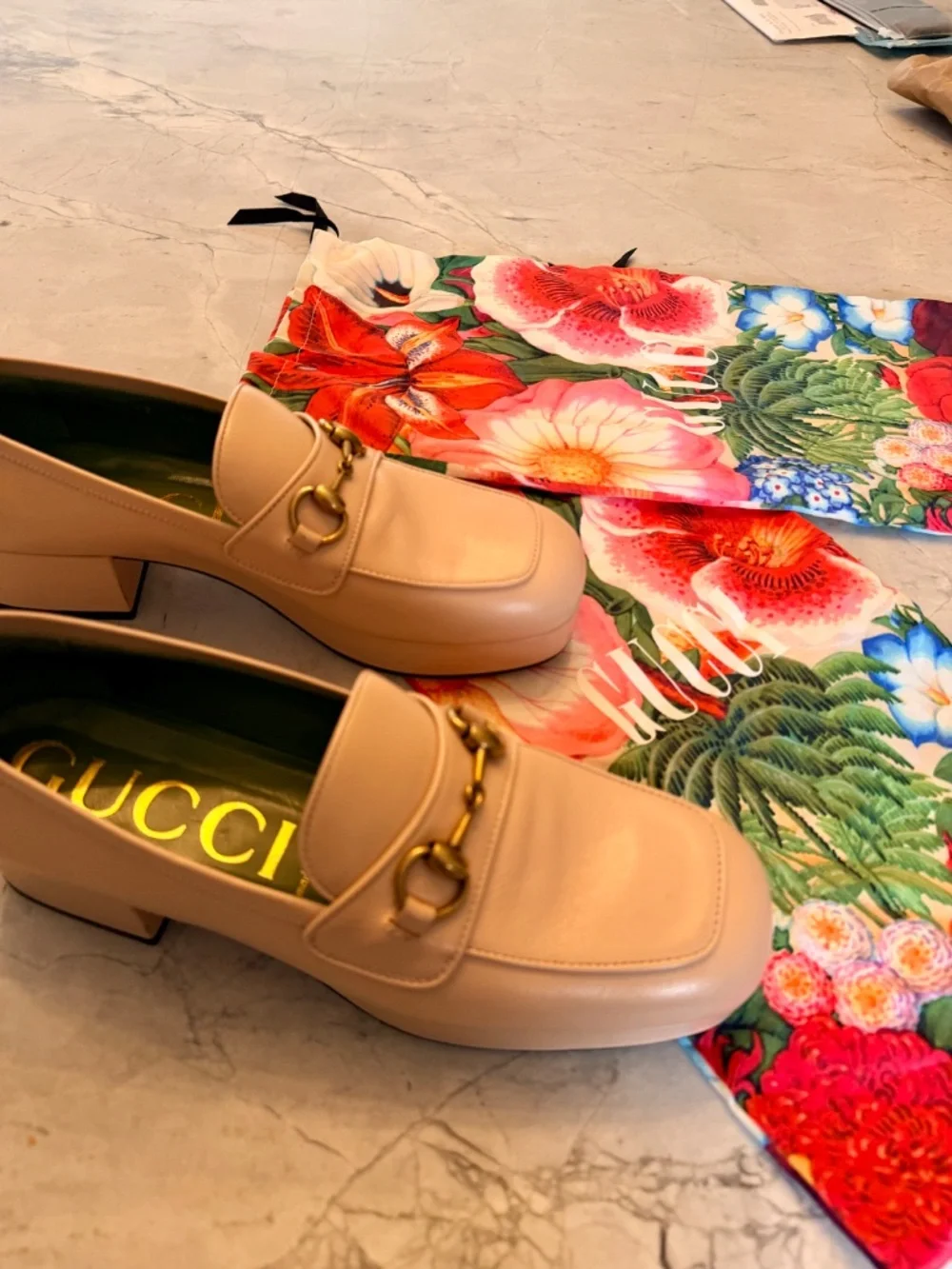 Gucci Horsebit Leather Platform Loafers - Picture 3 of 15